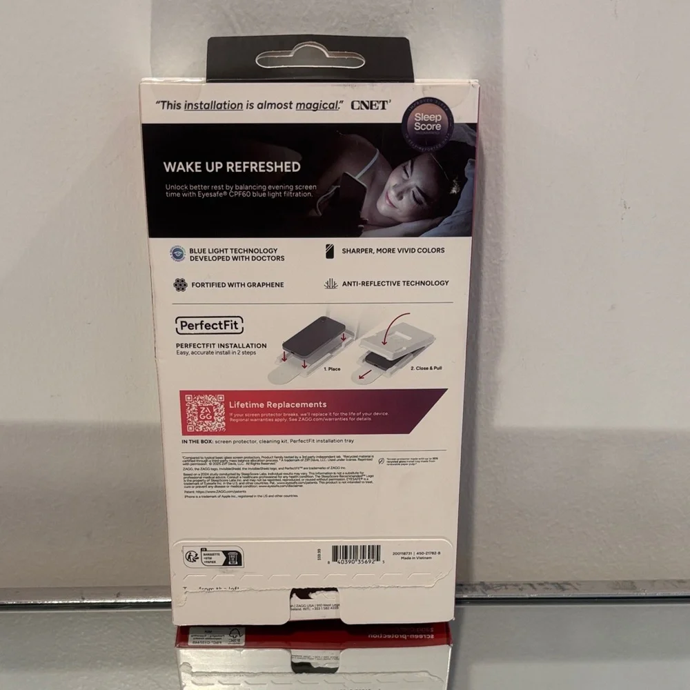 NWT ZAGG InvisibleShield iPhone 17 Screen Protector